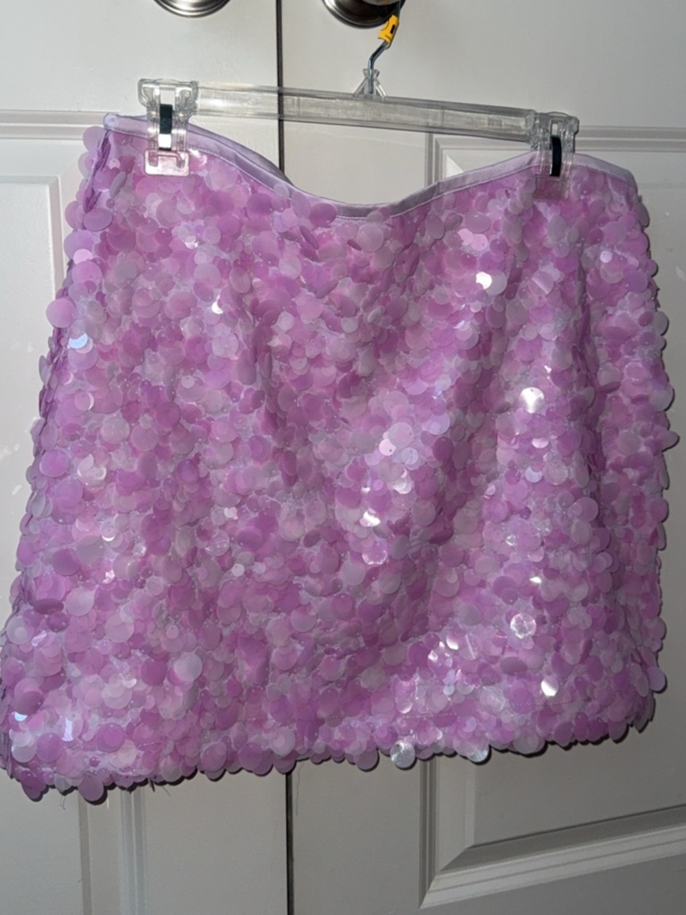 Zara Pink Sequin Mini Skirt - Picture 11 of 11